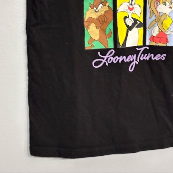 Warner Brothers | Girls Looney Tunes Black Graphic T-Shirt, Size M(7/8) - Picture 7 of 11